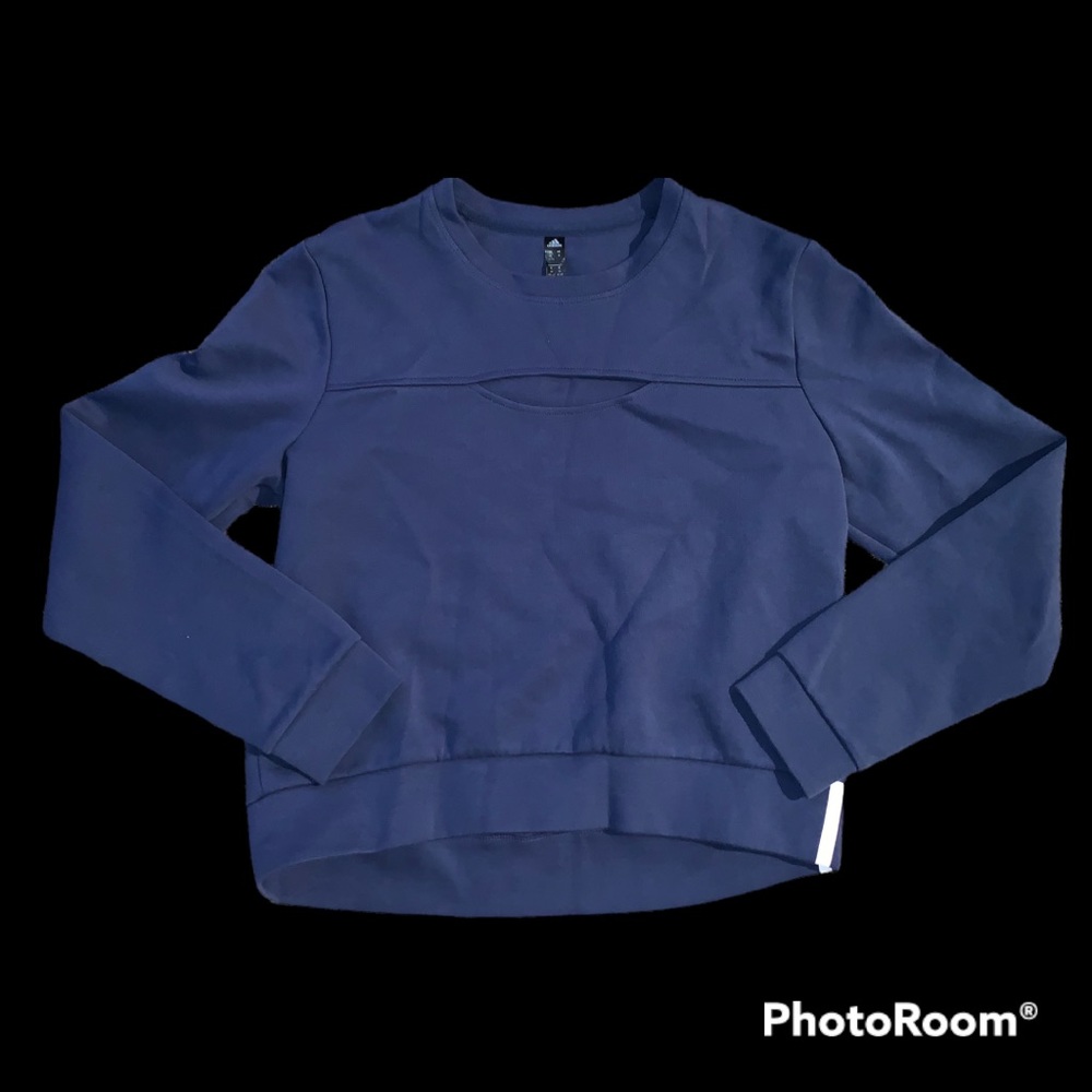 NWOT ADIDAS 3-STRIPES PERFORMANCE SWEATSHIRT SIZE - M